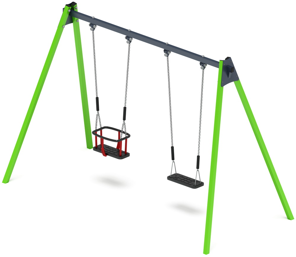 Качели М2 металл ИО 12.М.03.04.03-02 (зеленый)