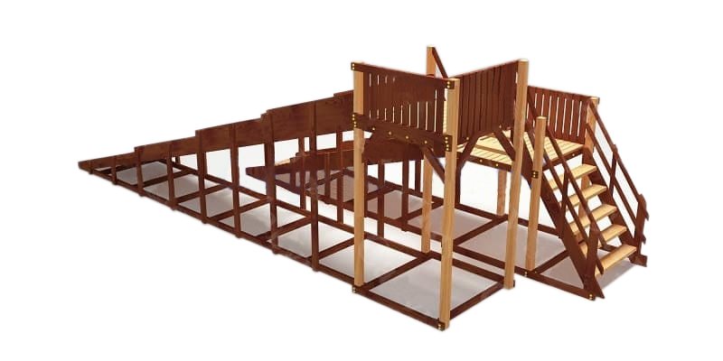 Зимняя горка ЗИМА 7 Савушка (скаты 5 и 8 м)