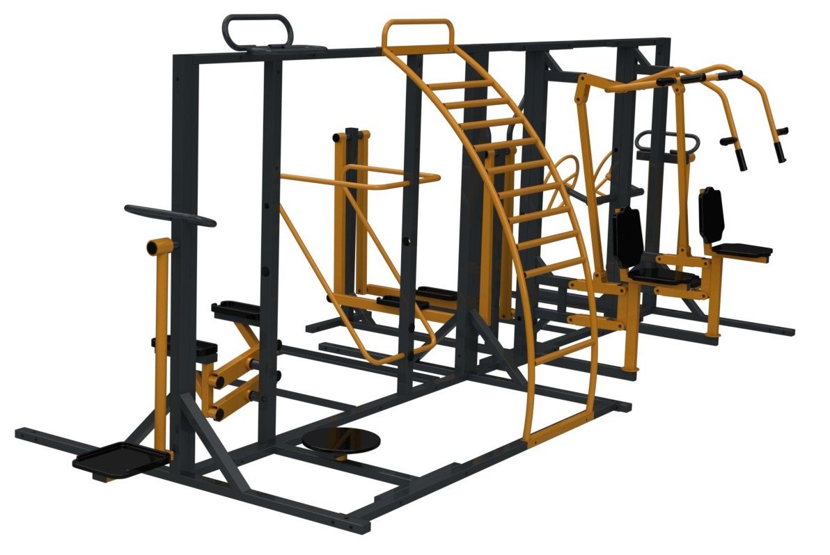 Комплекс с уличными тренажерами УТИ1 Air Gym YTR001