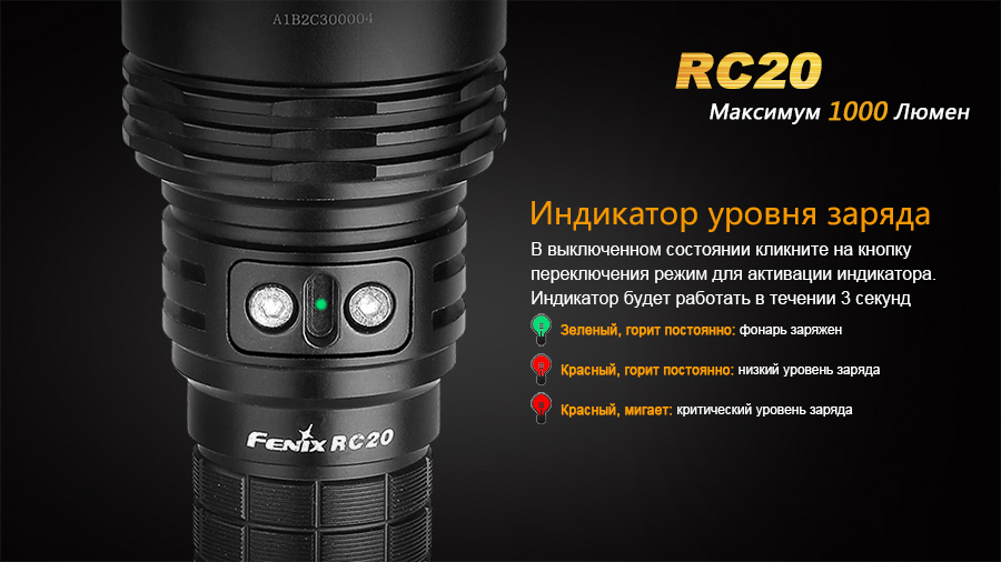 Фонарь Fenix RC20 Cree XM-L2 (U2)