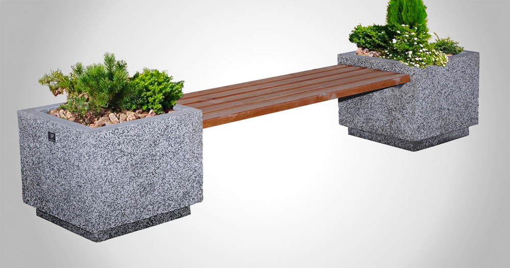 Скамья бетонная С-17