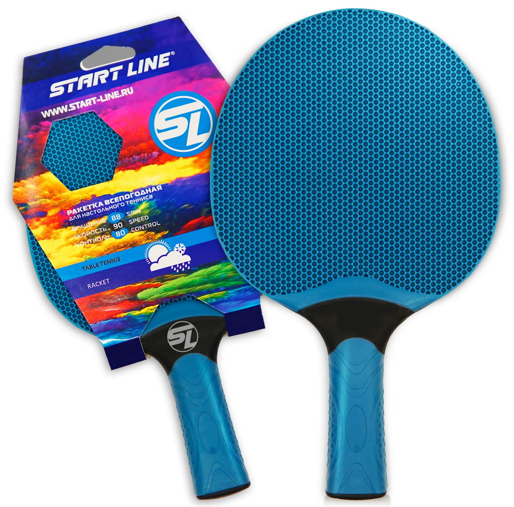 Теннисная ракетка Start line plastic (blue)