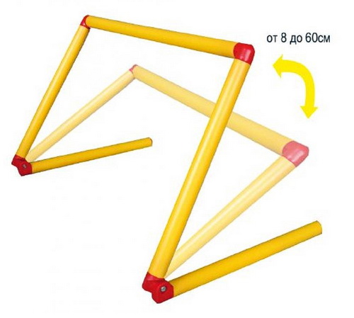 Барьер для тренировок регулируемый, пластик (6.102)