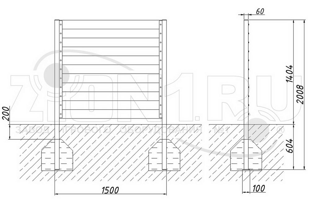 Барьер H=1400 ZION для собак (СПЛ005)