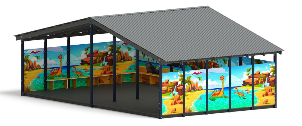 Теневой навес (Дино) МФ 70.8.5-13