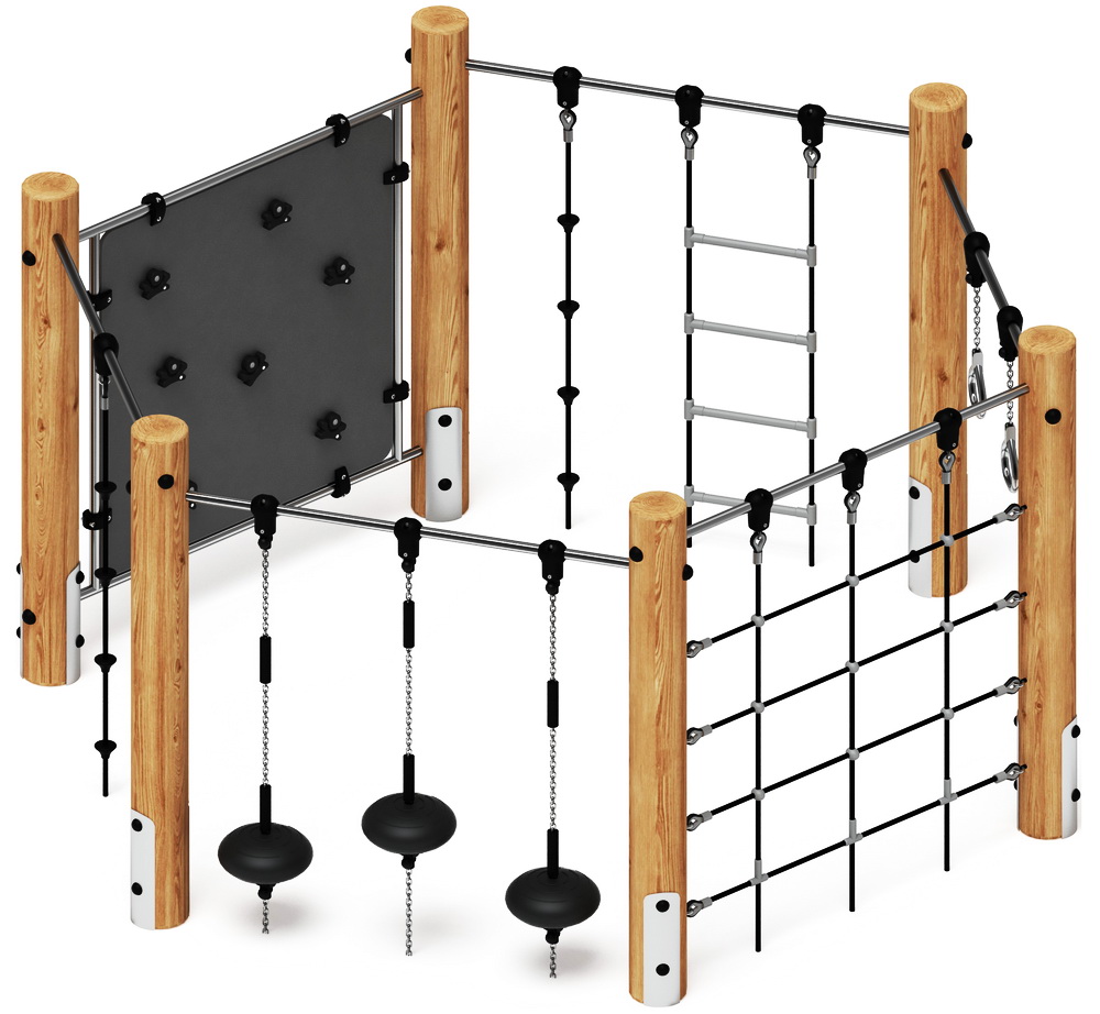 Детский комплекс Спортивная серия (Лиственница) СК 1.08.01-Л