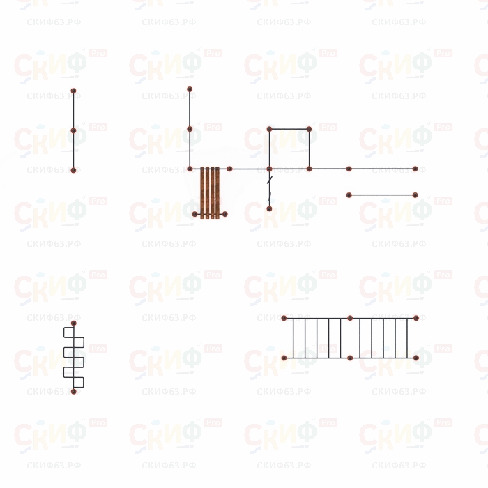 Уличный атлетический комплекс ВОРКАУТ 38 (89)