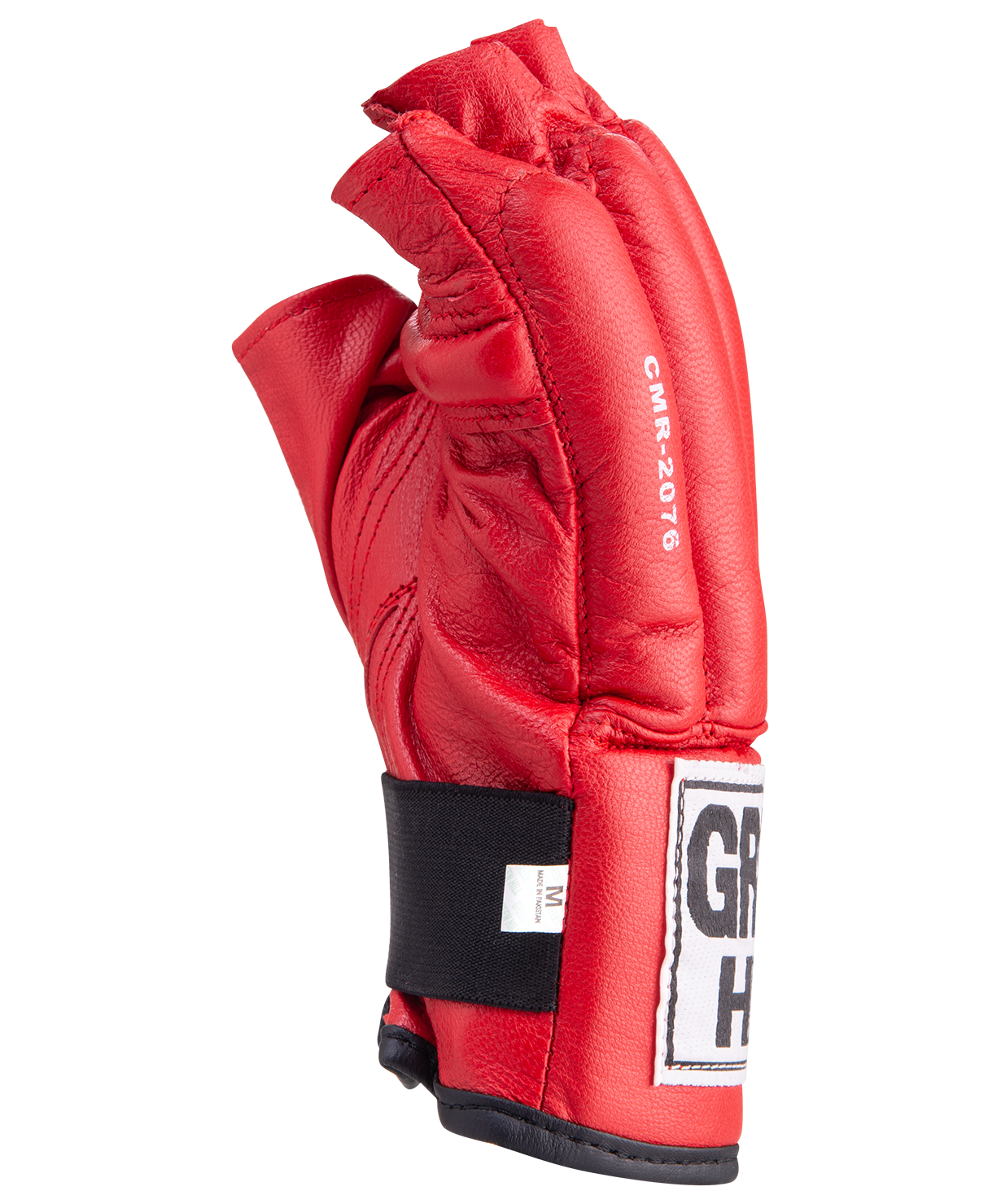 Перчатки снарядные ROYAL CMR-2076, шингарды, кожа, красные, S