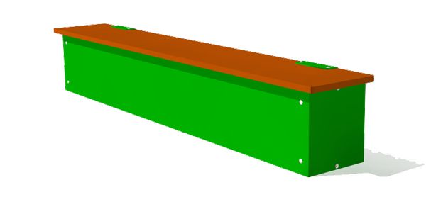 Ящик-скамья ZION для теневых навесов (ТН051)