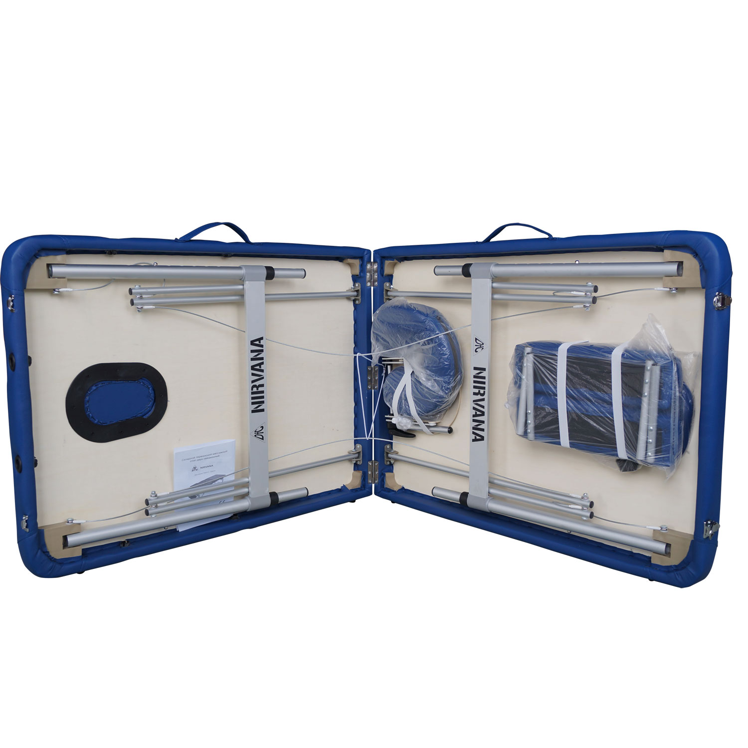 Массажный стол DFC NIRVANA Elegant Luxe (синий)