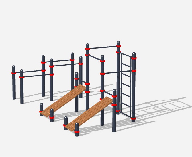 Уличный атлетический комплекс ВОРКАУТ 28 (108)