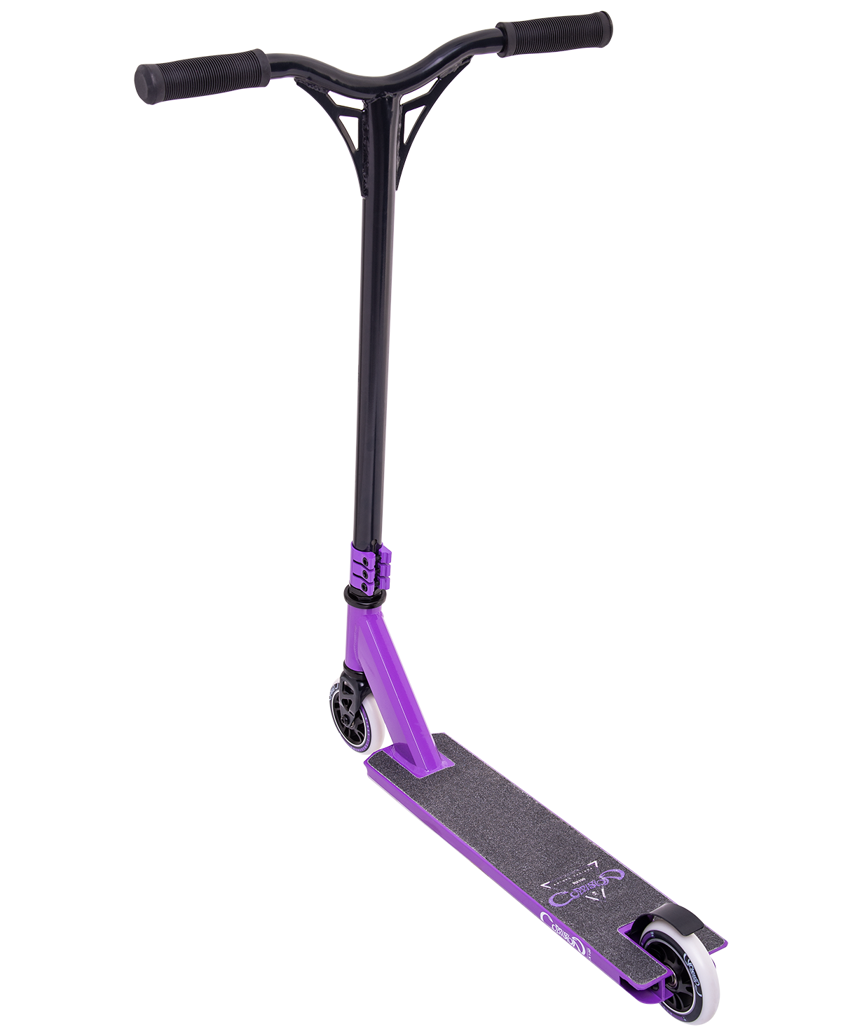Самокат трюковый Collision purple 100 мм
