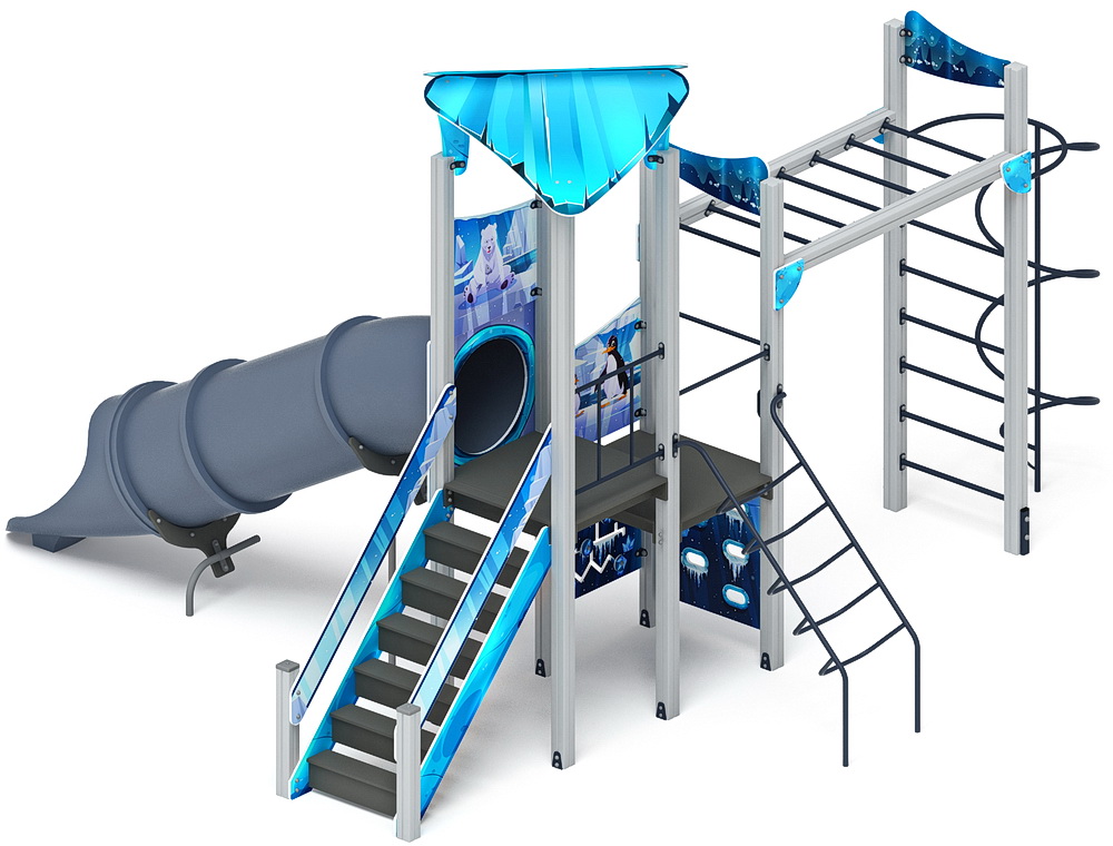 ВОЛШЕБНЫЙ ГОРОД детский игровой комплекс ДИК 2.19.04-02 (H=1500)