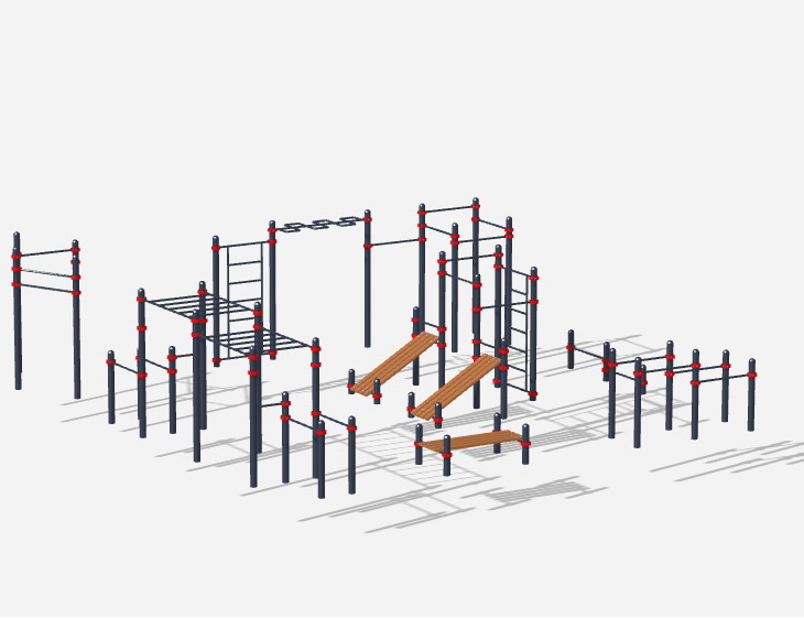 Уличный атлетический комплекс ВОРКАУТ 39 (89)