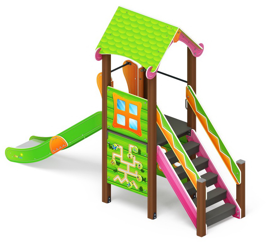 ЛУКОМОРЬЕ детский игровой комплекс ДИК 2.25.01-11.С (Н=1200)