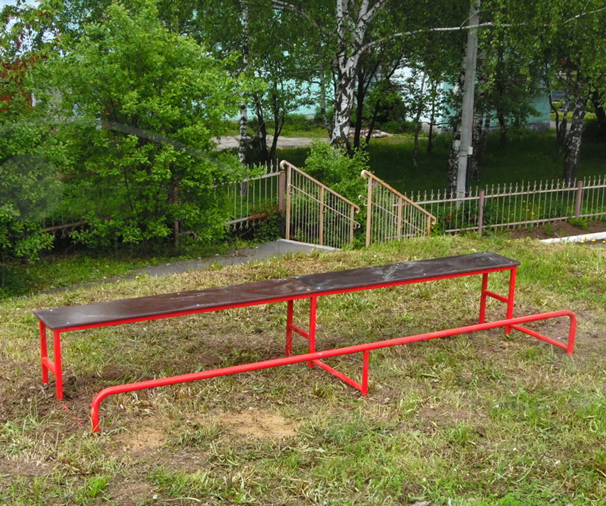 Скамья гимнастическая ZION с упором для ног (СЭ052)