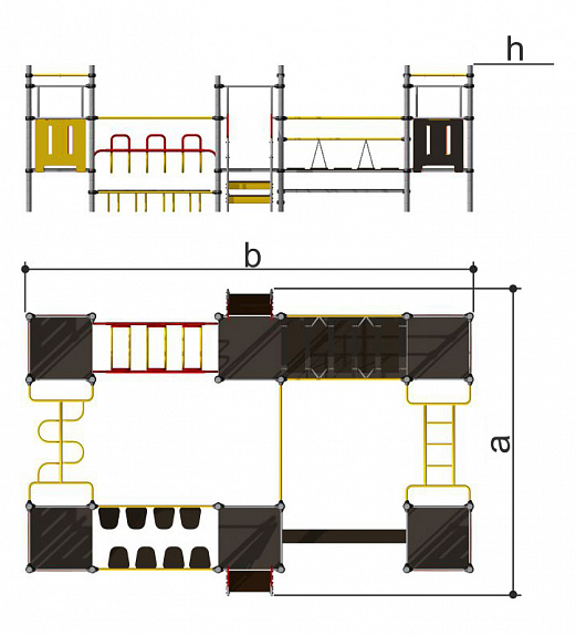 Спортивный комплекс Romana 201.12.00