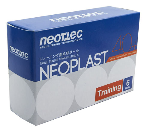 Мячи для настольного тенниса NEOTTEC Neoplast, 6 шт