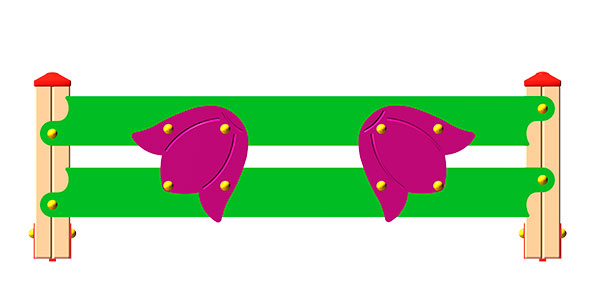 Ограждение детской площадки ZION Колокольчик (ОГД021)