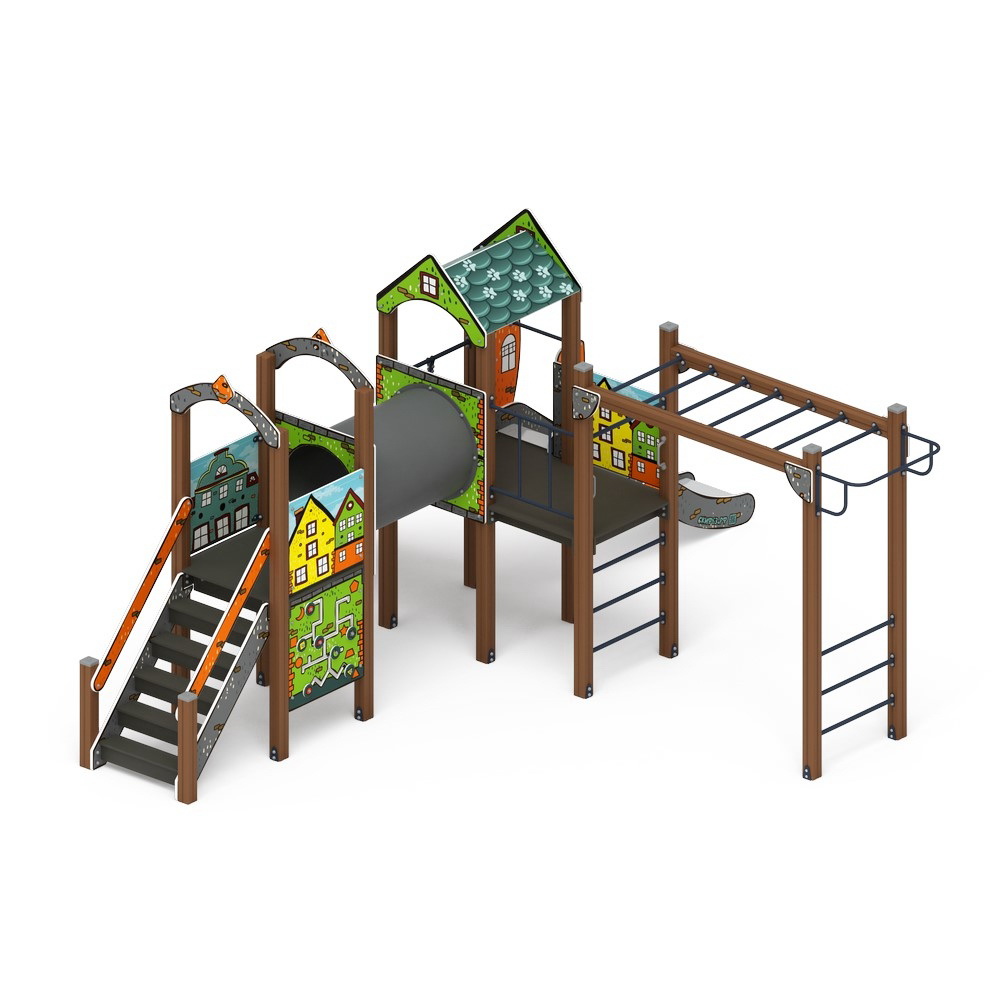 РАДА (Город) детский игровой комплекс ДИК 2.01.2.08-21 (Н=1200)