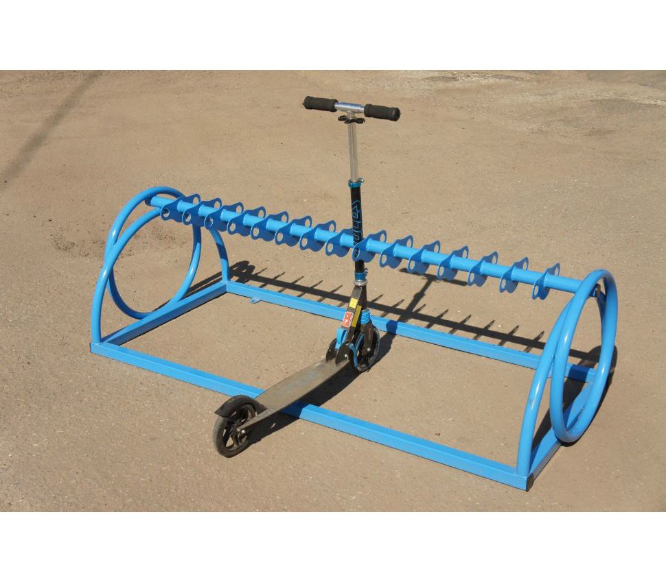 Парковка для самокатов Компакт на 30 мест