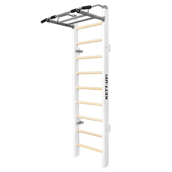 Шведская стенка KETT-UP, белый / натур