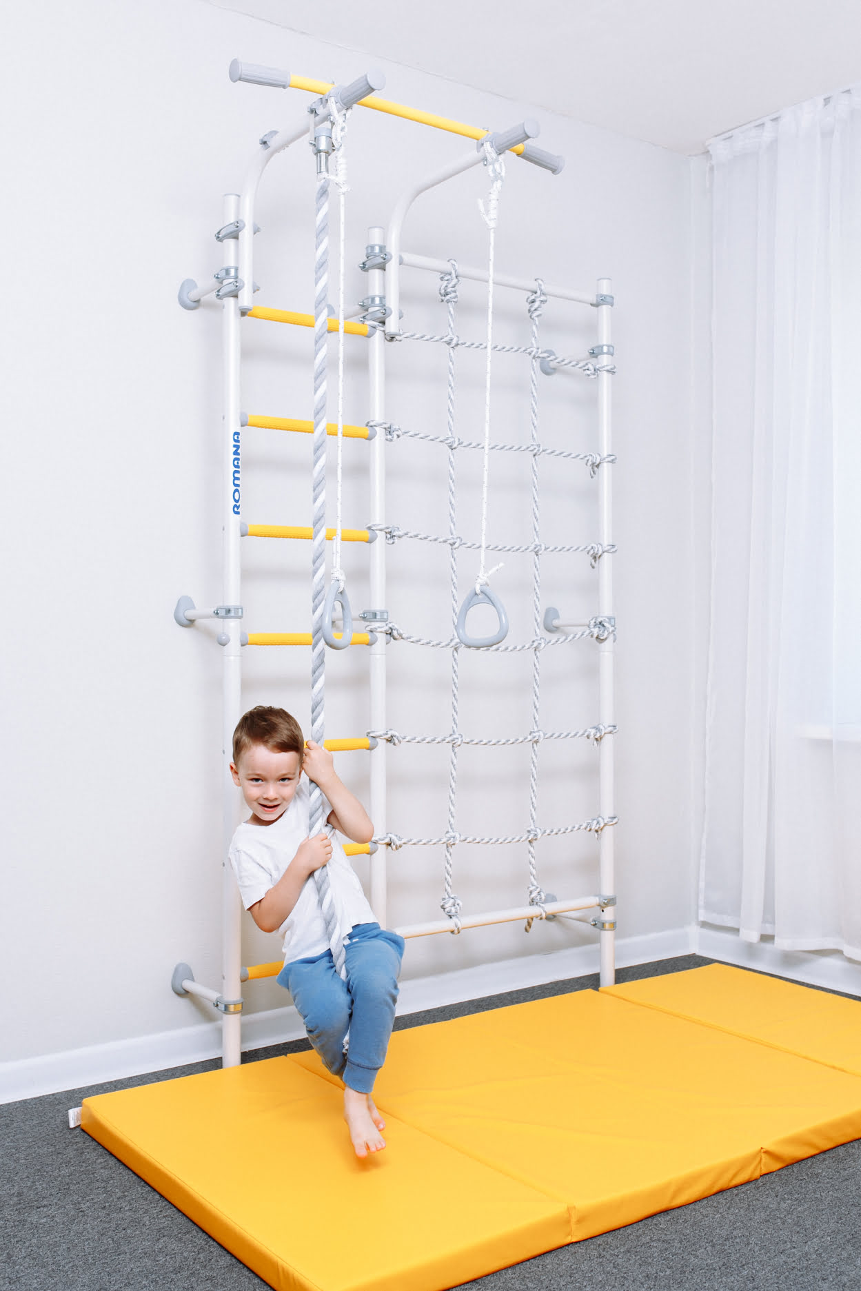 Шведская стенка S3 Romana (01.31.7.06.410.04.00-28) синяя слива