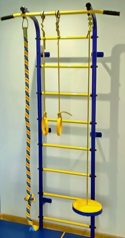 Детский спортивный комплекс Пионер С1Р сине/жёлтый