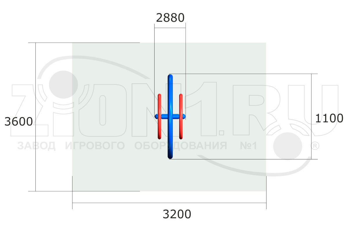Игровой макет ZION Руль (ИМ102)