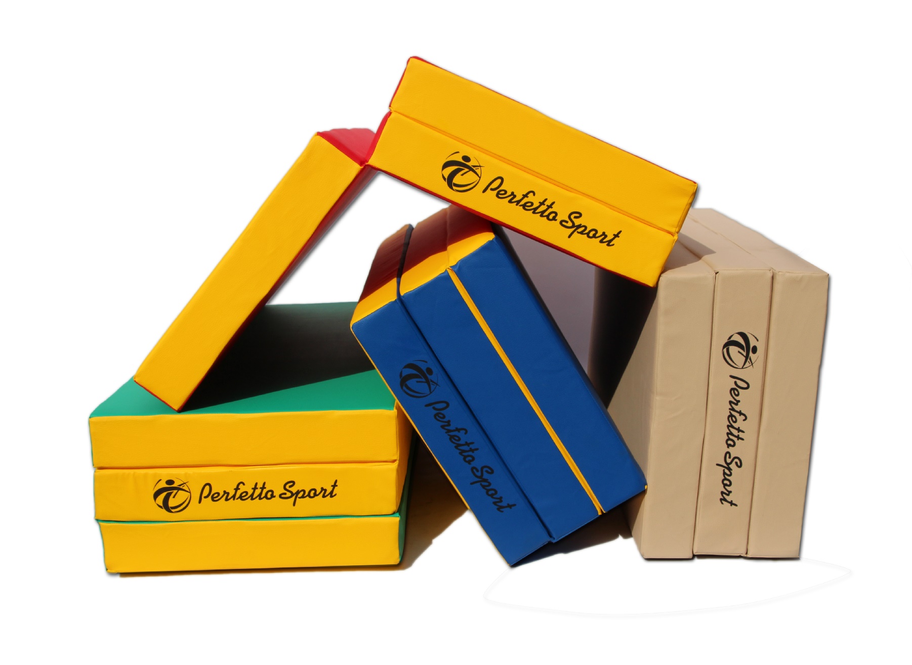 Мат № 4 (100 х 150 х 10) складной PERFETTO SPORT бежевый