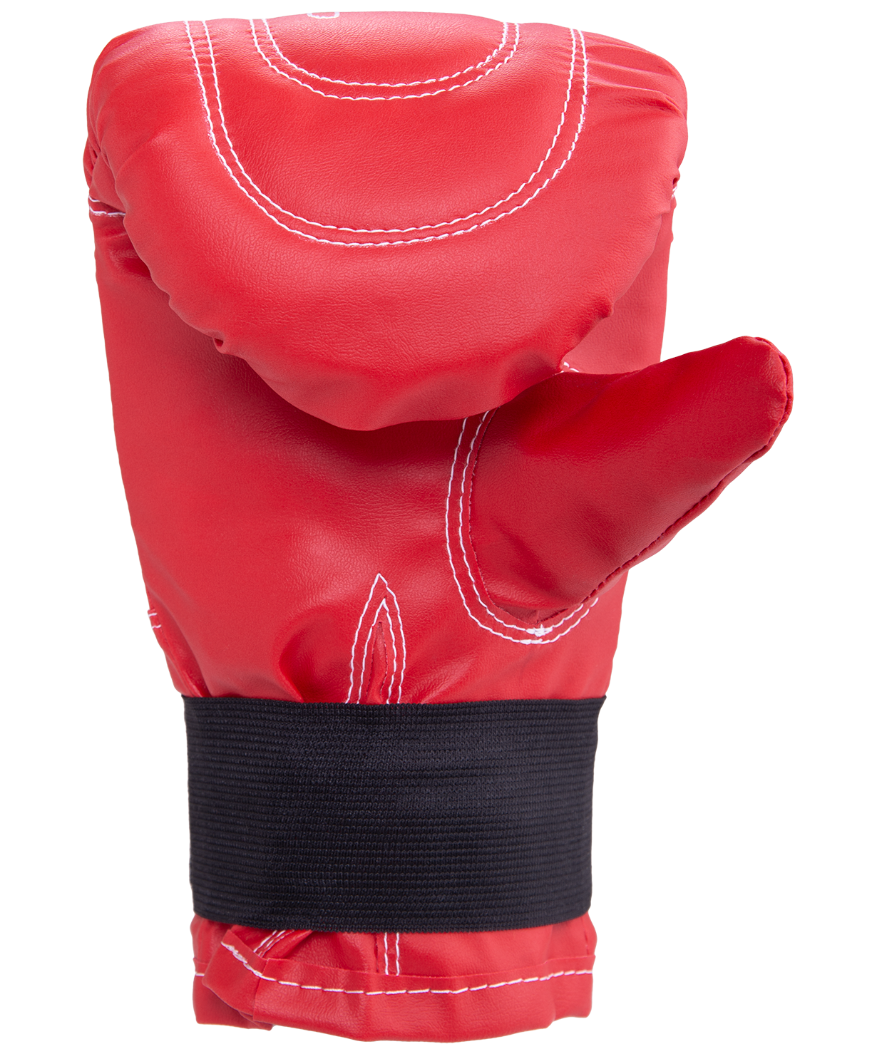 Перчатки снарядные, кожзам, красно-сине-черный, L