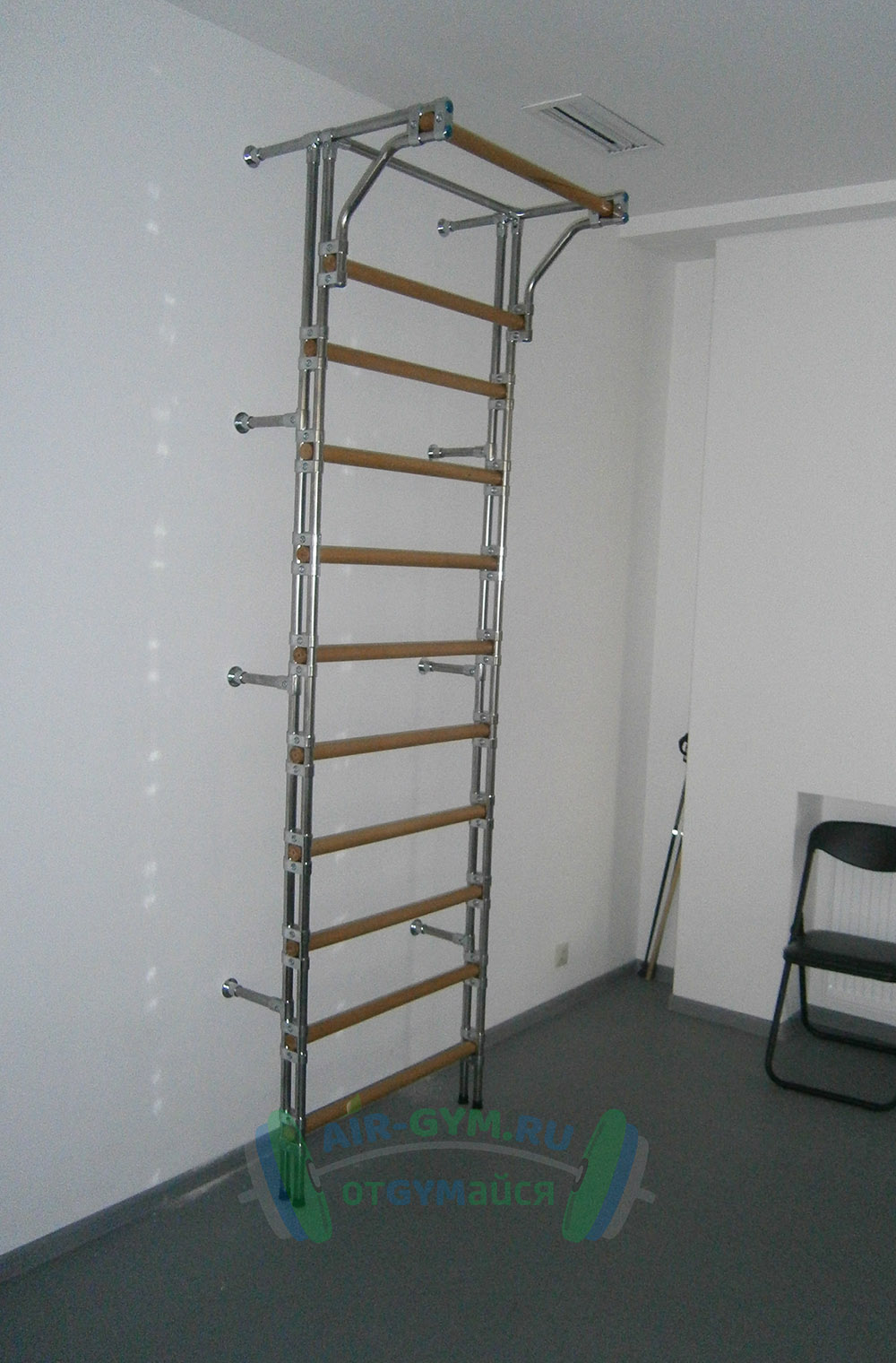 Комбинированная шведская стенка КОМБИ (Хром-бук)