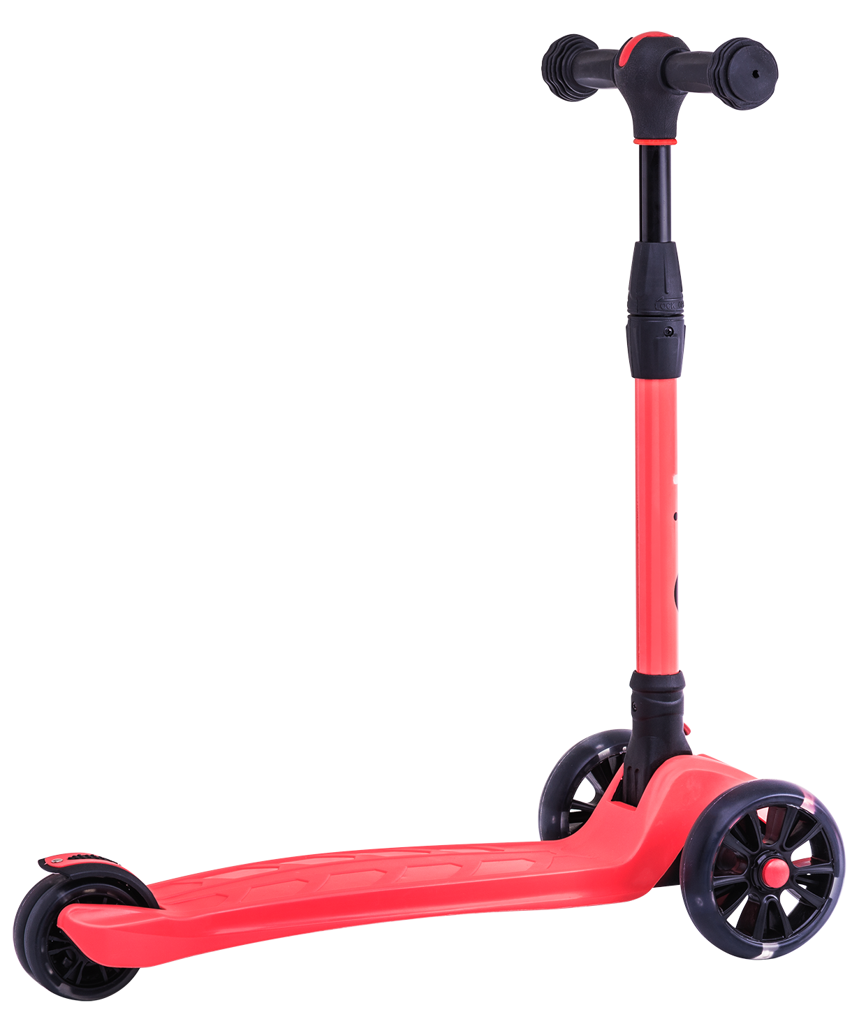 Самокат 3-колесный Stark 3D, 135/90 мм, красный