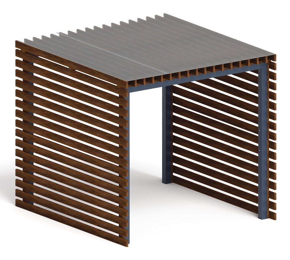 Пергола беседка МФ 77.01.01/с поликарбонатом/