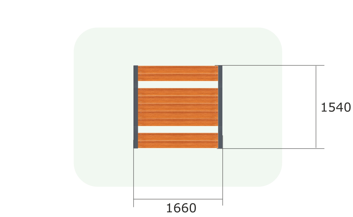 Стол уличный со скамьями ZION Флорида (СП198)