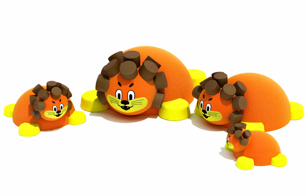 Резиновая 3D-фигура ZION Львенок (для парков и детских площадок)