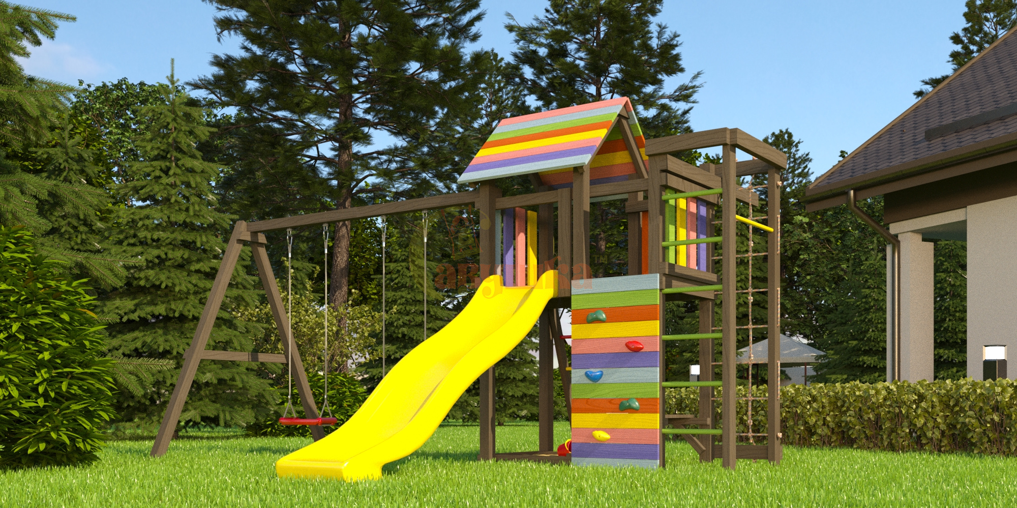Детская площадка Савушка Мастер-10 (Brown Color)