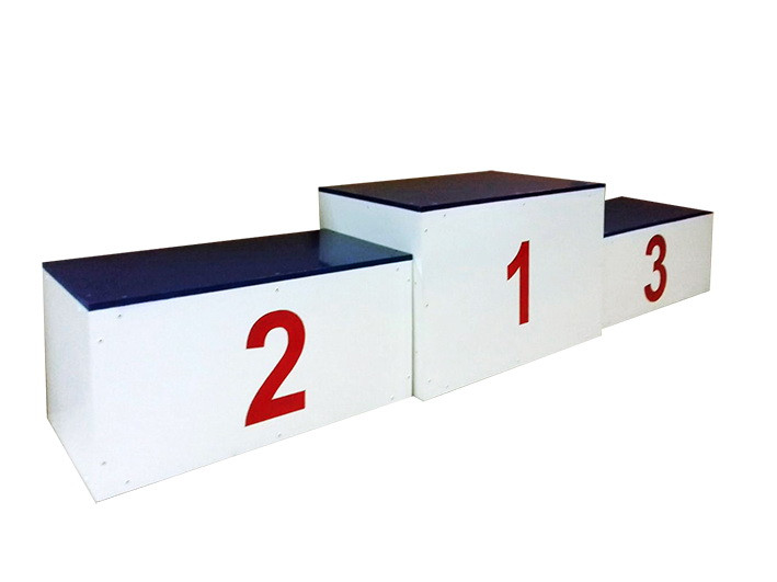 Пьедестал для награждения на металлокаркасе