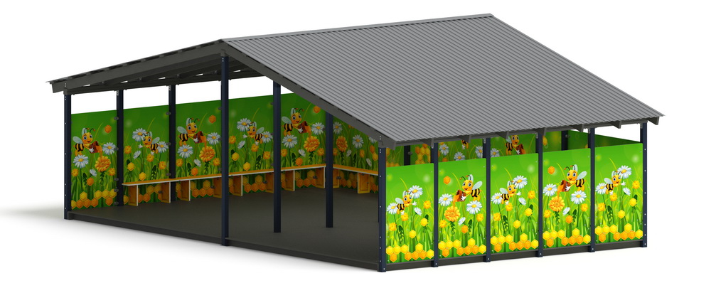 Теневой навес (Пчёлка) МФ 70.8.5-05