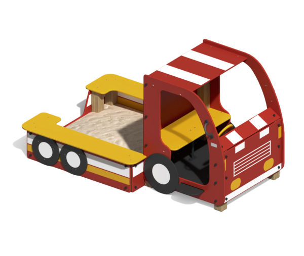 Песочница для детской площадки Пожарная машина ПС-25