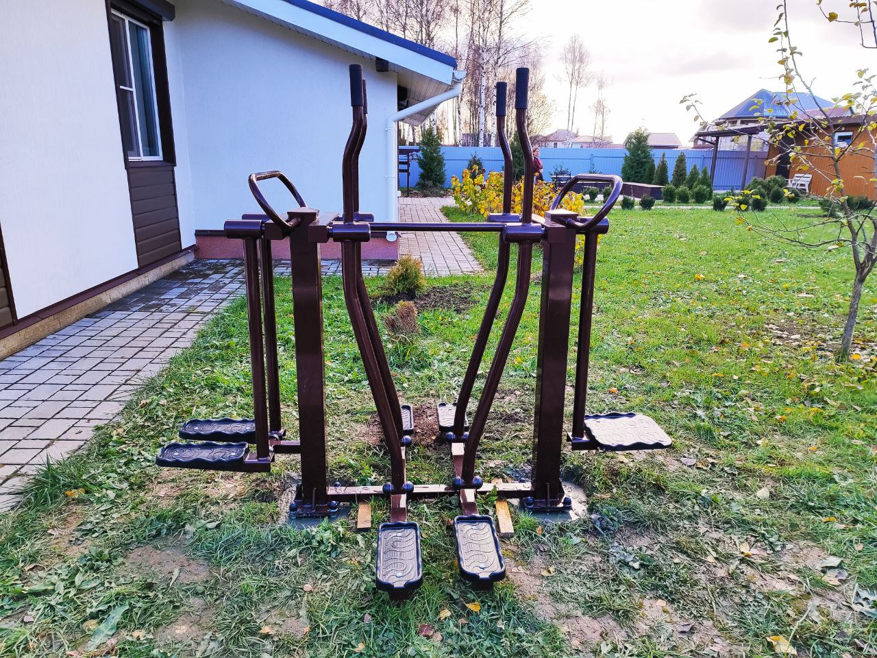 Установка уличного тренажера Air gym YT34