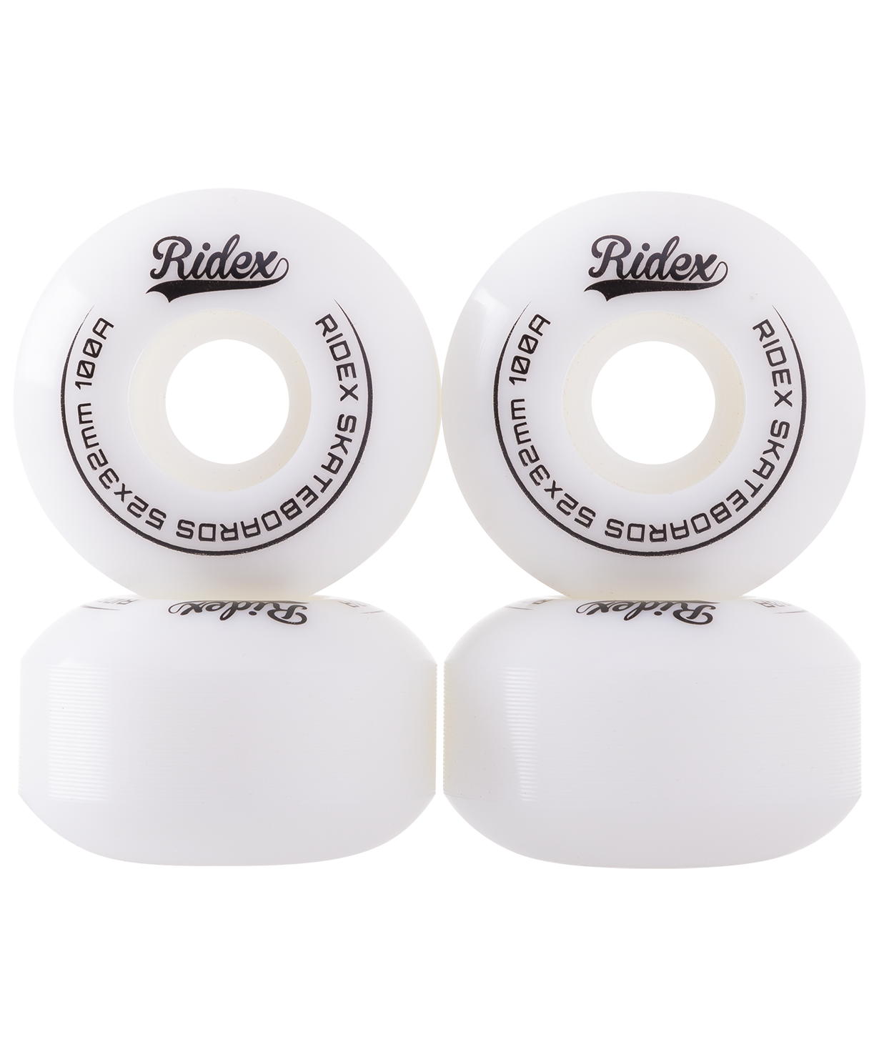 Комплект колес для скейтборда SB, 52*32, белый