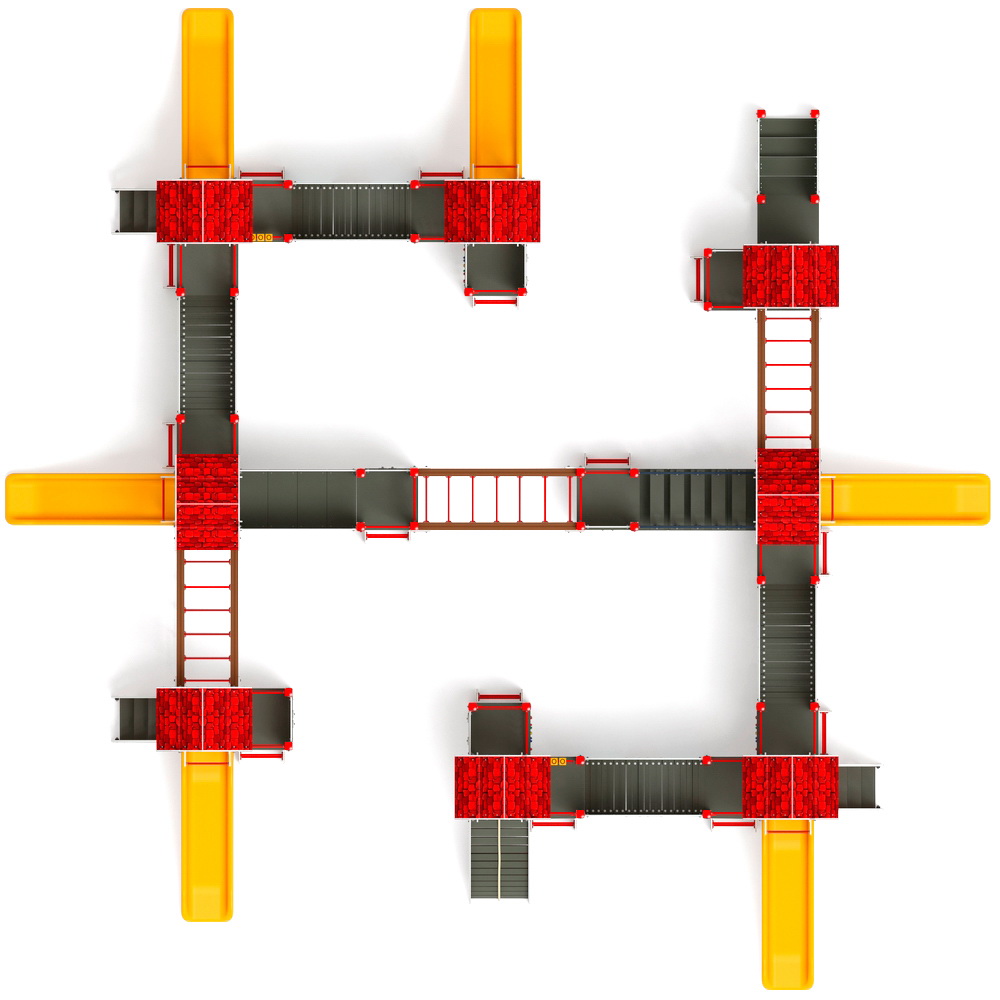 В ГОСТЯХ У СКАЗКИ детский игровой комплекс ДИК 1.05.01-31(H=900)