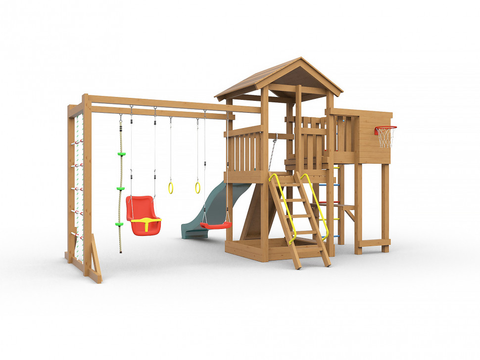 Детская игровая площадка Лео Макси (окрашенная)