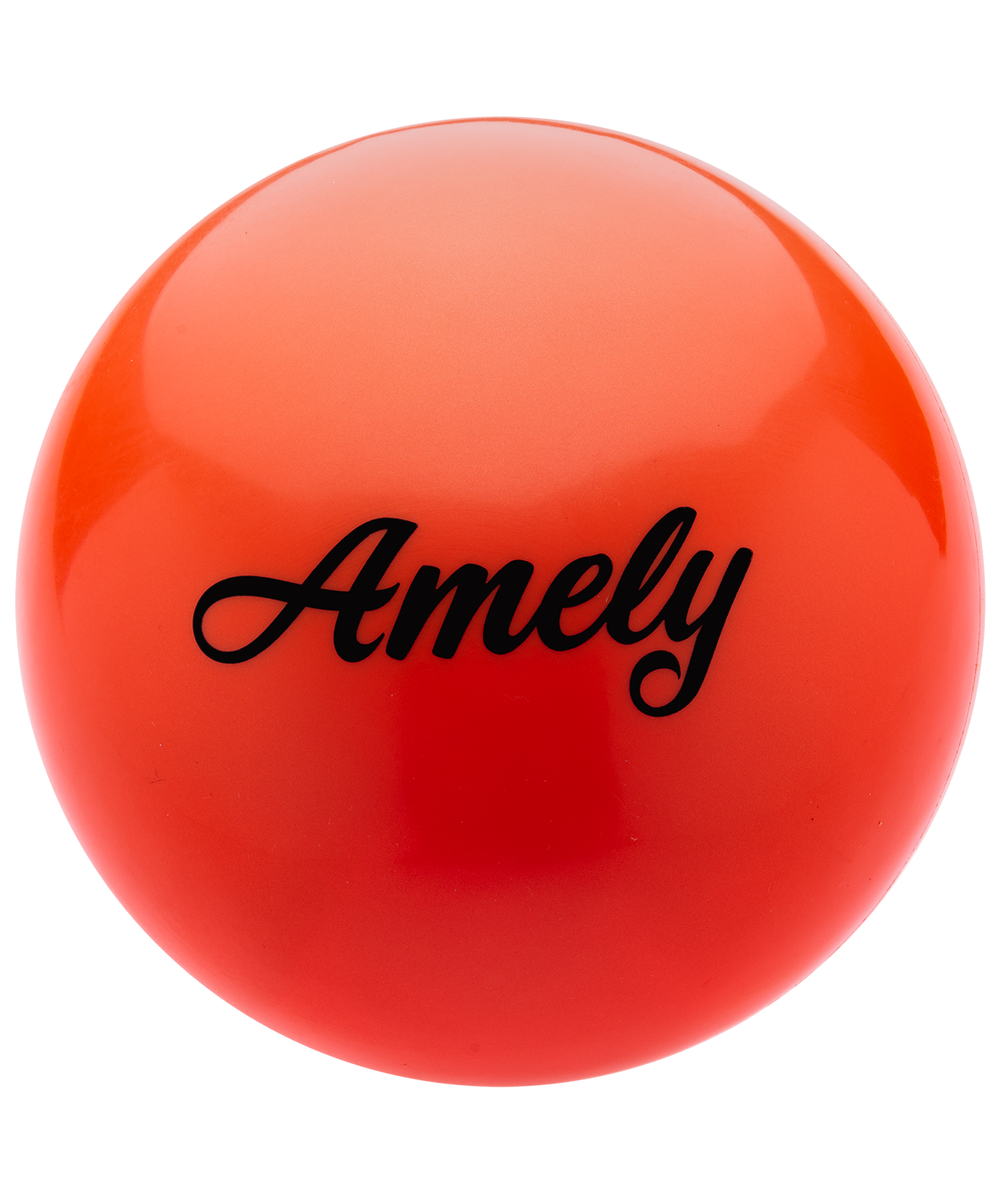 Мяч для художественной гимнастики AGB-101, 15 см, оранжевый