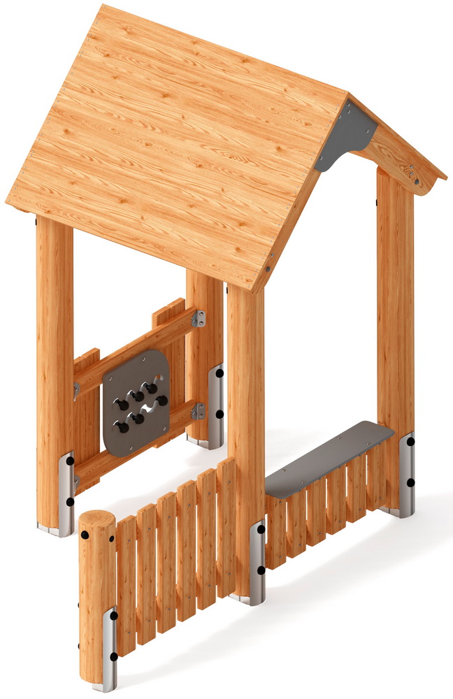 Домик для детской площадки (Лиственница) МФ 10.24.02-Л