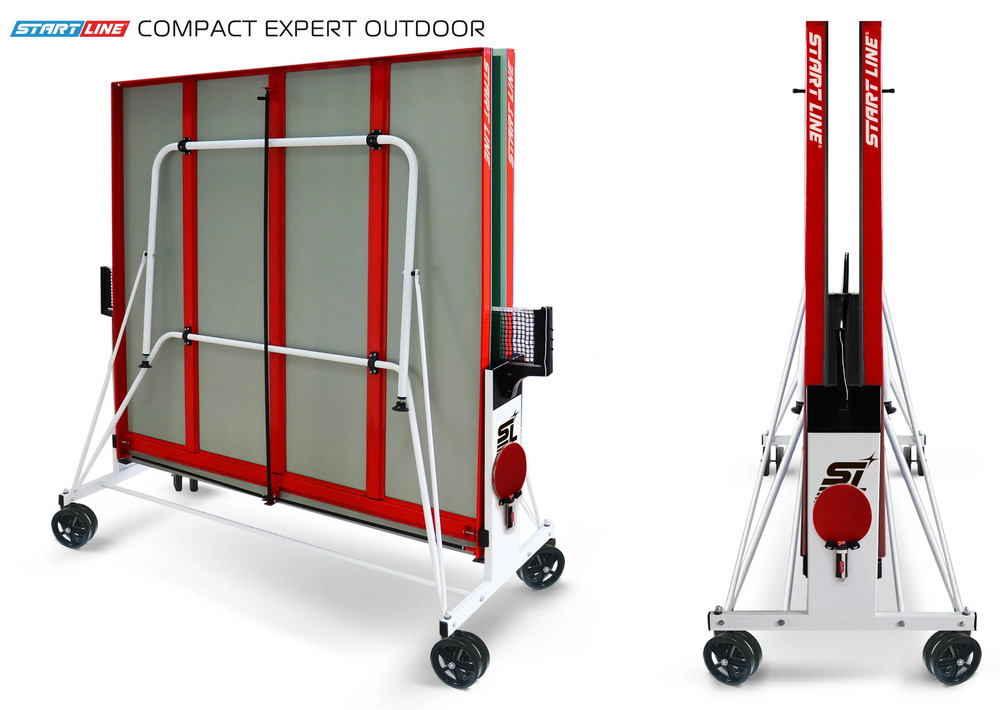 Стол теннисный START LINE Compact EXPERT 6 Всепогодный Зелёный