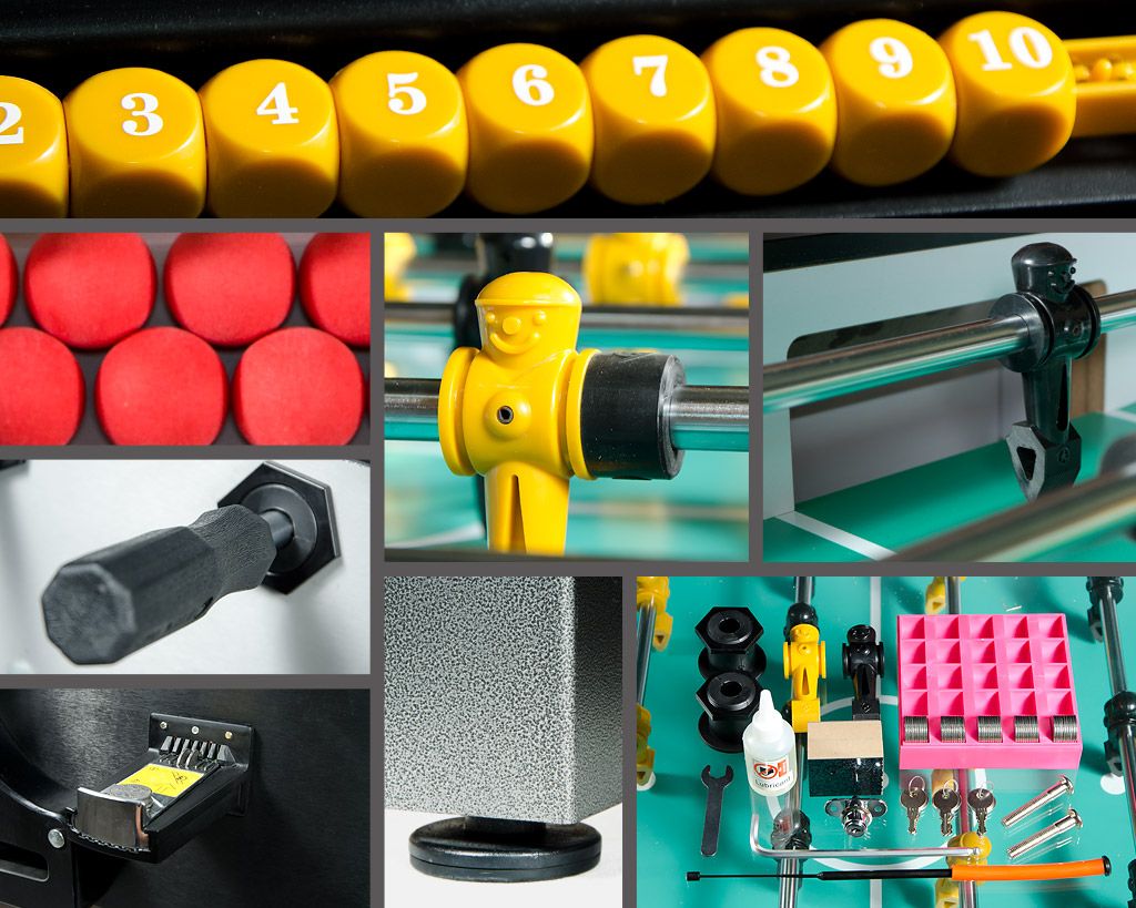 Настольный футбол (кикер) Pro Sport 5 ф (144 x 76 x 90 см, черный, жетоноприемник)