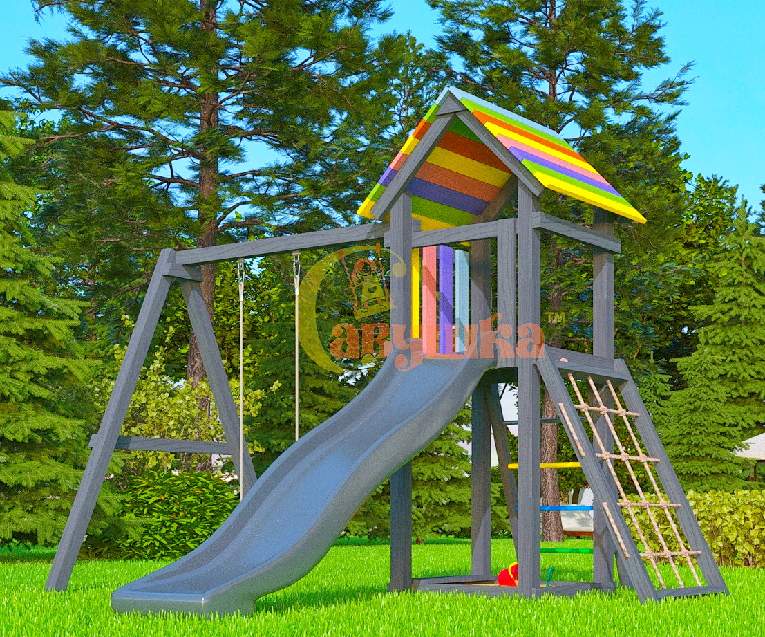 Детская площадка Савушка 7 (Black Edition)