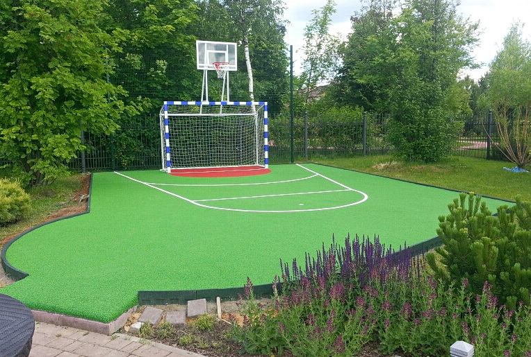 Ворота с баскетбольным щитом из оргстекла (7.102)